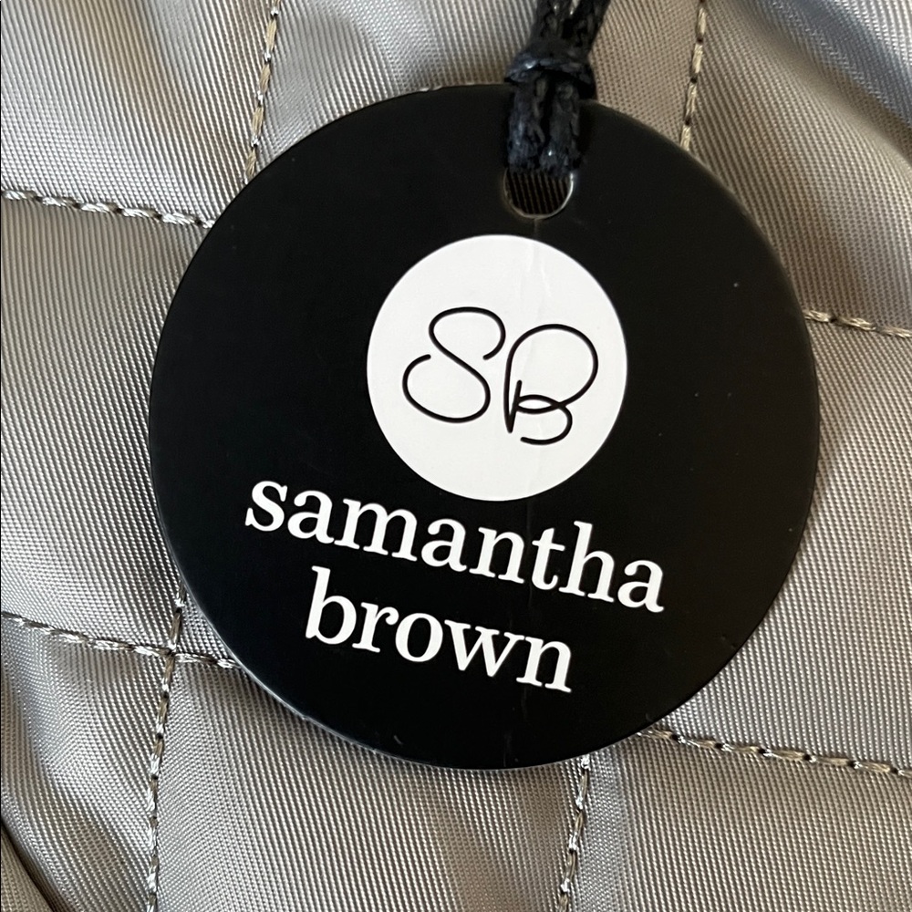 Samantha Brown Gray Crossbody Bag - Picture 6 of 6